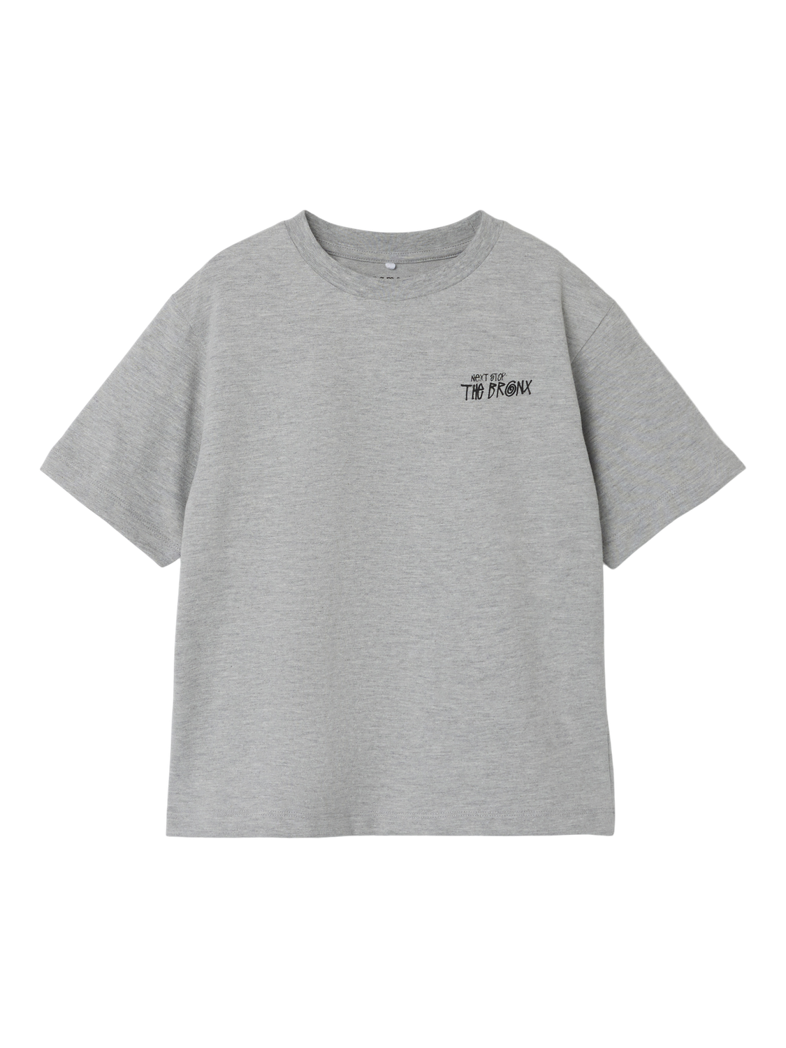 NKMFRAFFITI T-Shirts & Tops - Grey Melange